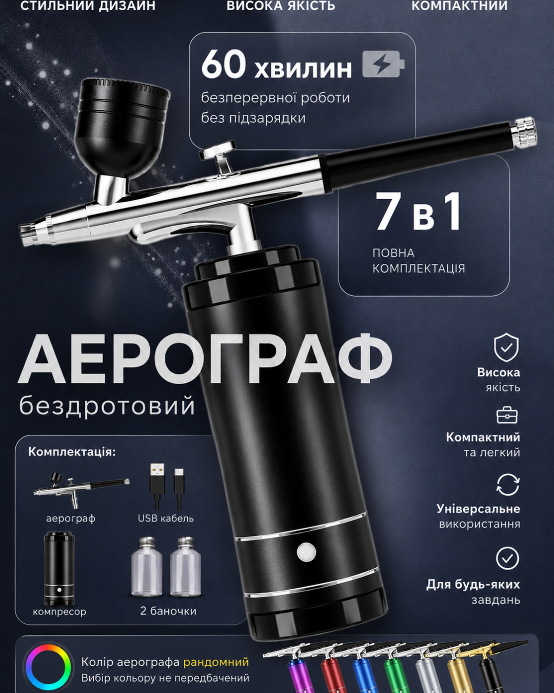 Аерограф бездротовий